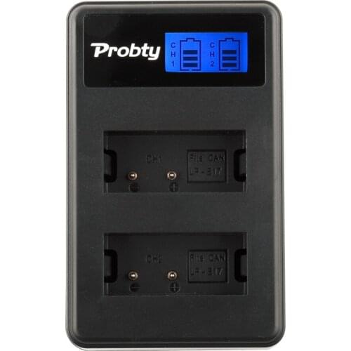 Probty LP-E17 LPE17 LP E17 LCD Battery Charger For Canon 1100D Rebel T3 Kiss X50 1300D X70 X80 1200D
