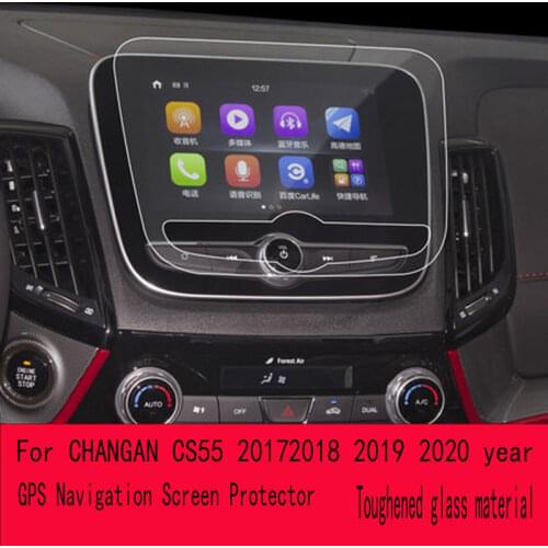 For CHANGAN CS55 2017 2018 2019 2020 year Tempered Glass GPS Navigation Screen Protector