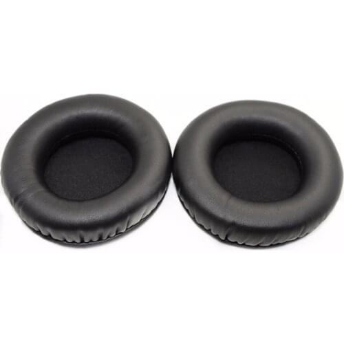 1 Pair Black Replacement Ear Pads Foam Earpads Pillow Cushions Covers Cups Repair Parts for Rapoo H9000 H9010 Headset Headphones
