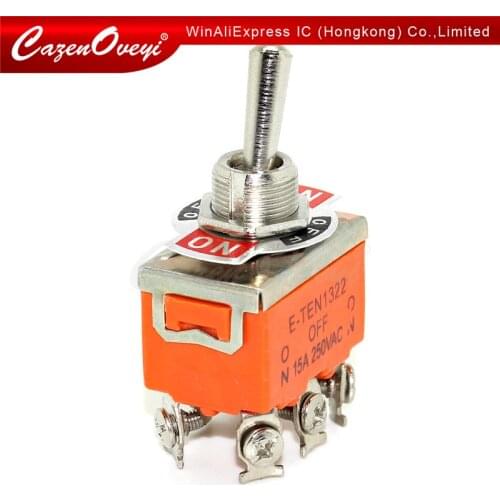 1pcs/lot 1322 toggle switch toggle switch toggle switch rocker switch double six foot three stalls