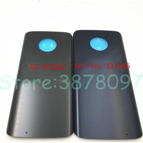 10Pcs/Lot Original For Motorola Moto G6 XT1925 /G6+ Plus XT1926 Back Battery Cover Rear Glass Panel Door Housing Case