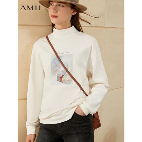 Amii Women's Sweatshirts With Print