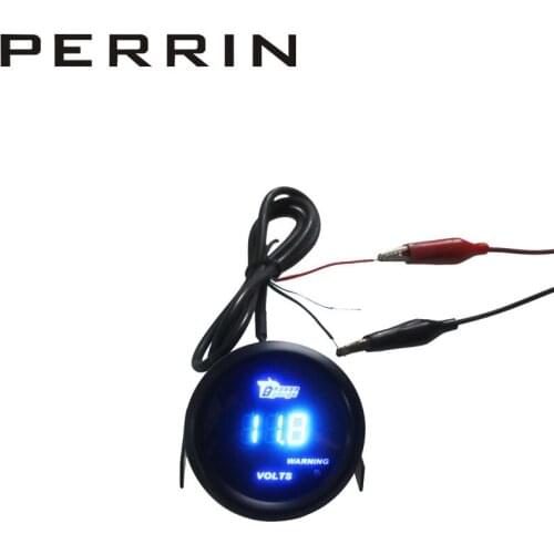 Free shipping 2" 52mm Car Voltmeter Digital led Volts Gauge Black Voltage gauge/Dragon Gauge Car Meter