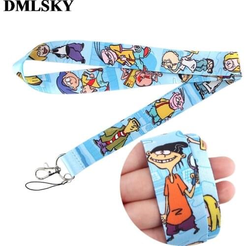 DMLSKY cartoon kids Keychain Cartoon funny Phone Lanyard Women Fashion Strap Neck Lanyards for ID Card Phone Keys M4036