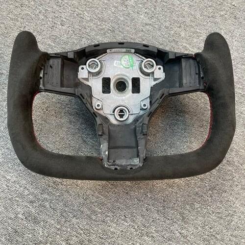 Pilot Shape Display Steering Wheel compatible For Tesla Model 3 2017 2018 2019 2020 2021