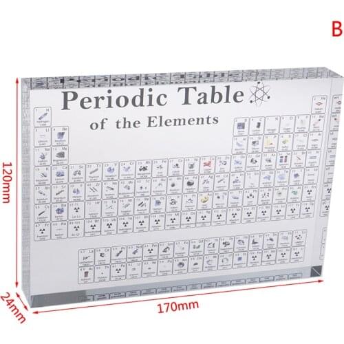 Periodic Table Display With Birthday Gifts Chemical Element Display Home Decor Real Elements Kids Teaching School Day