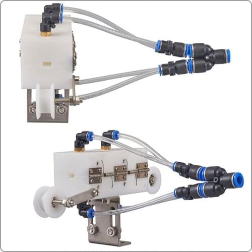 Double-section square hole escort machine wire cable blower blow nozzle blower flat line cable