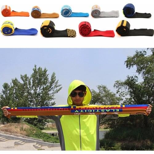 1Pc Elastic Abrasion Resistance Fishing Rod Bag Protector Tackle Cotton Bag Telescopic Bag Pole bags Fishing Rod Cover