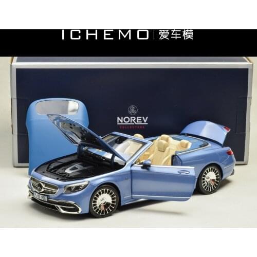 Norev 1:18 benzs-Maybachs S650 2018 Collection Metal Die-cast Simulation Model Cars Toys