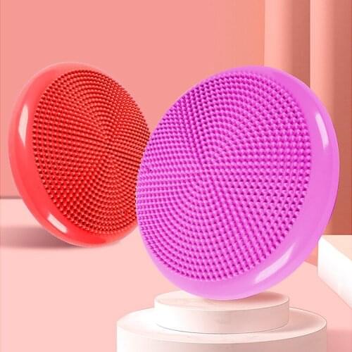 Yoga Balance Mat Fitness Training Inflatable Cushion Thickened Explosion-proof Balance Training Muscle Relaxation Yoga Ball