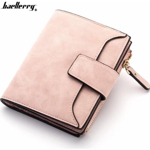 2020 Leather Women Wallet Hasp Small and Slim Coin Pocket Purse Women Wallets Cards Holders Luxury Brand Wallets Designer Purse