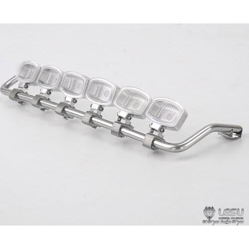 LESU Model Metal Plastic Roof LED Spotlight for RC 1/14 TAMIYA Scania R470 R620 Tractor Truck Car