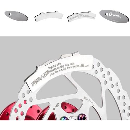 Brake Pads Spacer MTB Disc Stainless Steel Bike Repair Kit Rotor Alignment Adjusting Assistant Bicycle Accessories Tools