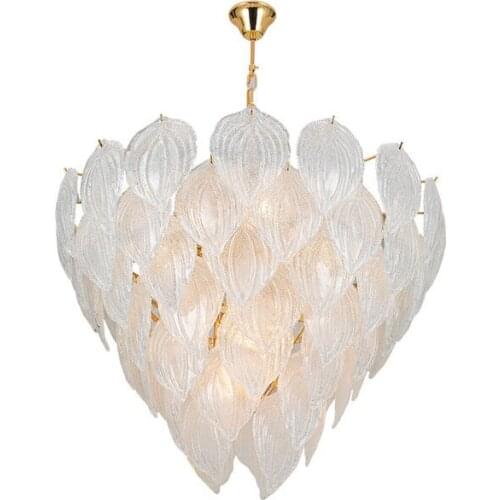 Nordic led living room chandelier lighting luxury hotel crystal chandelier decoration modern dining room bedroom hanging lamp