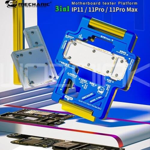 NWE MECHANIC 3IN1 Mainboard Testing Frame for IPhone 11 11ProMax Middle Level Logic Board Function Tester Maintenance Platform