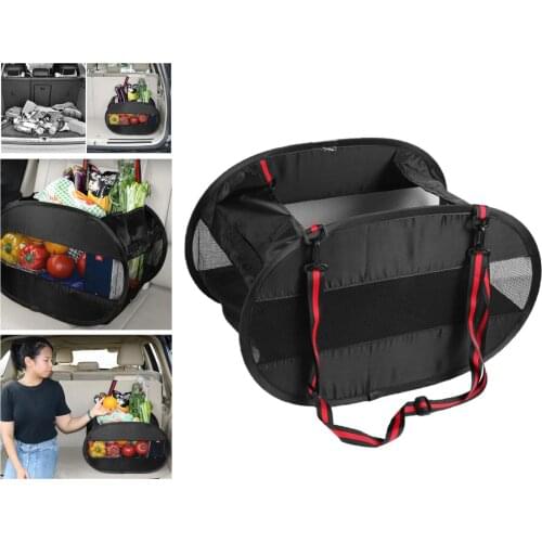 Trunk Organizer, Foldable Car Storage Bag Portable Bag Collapsible Vehicle Organizer Storage Totes for Groceries SUV