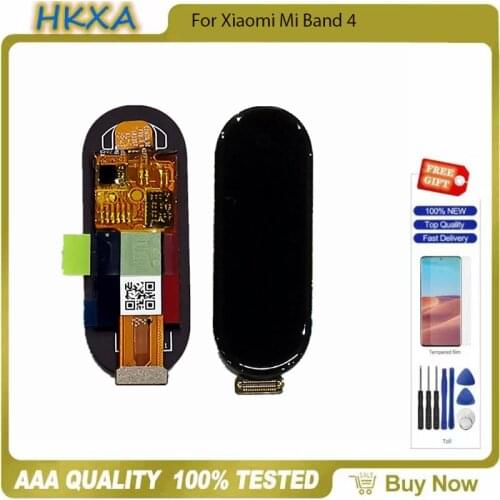Original5.0 AMOLED For Xiaomi Mi Band 4 LCD Display Screen Touch Digitizer For Xiaomi Band 4 Smart Wristband Bracelet LCD