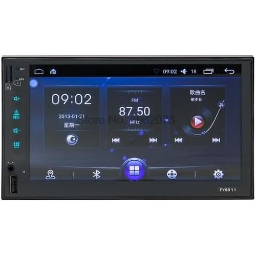 By DHL 10pcs 7'' 2 Din Car MP5 Bluetooth WIFI Internet Video Players Touch Screen Car Auto automagnitol GPS Navigation Radio