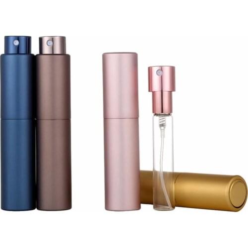 5ml Refillable Perfume Refillable Portable Spray Rotating Bottle Travel Empty Atomizer Essential Oil Alcohol Spray Bottle