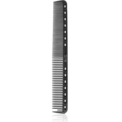 Professional Hair Cricket Comb Heat Resistant Medium Cutting Carbon Comb Salon Antistatic Barber Styling Brush Tool