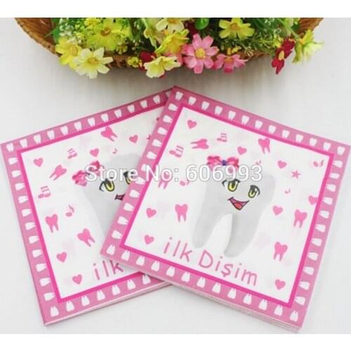 [RainLoong] Paper Napkin Festive & Party Tissue Printed Napkin Colorful Supply Party Decoration Paper 33*33cm 1 pack