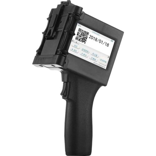 2019 Handheld Inkjet Printer Label Machine for Food Packing, Cosmetics, Plastic, Glass, Metal, Pipe, Stone, Wood Board, Leather