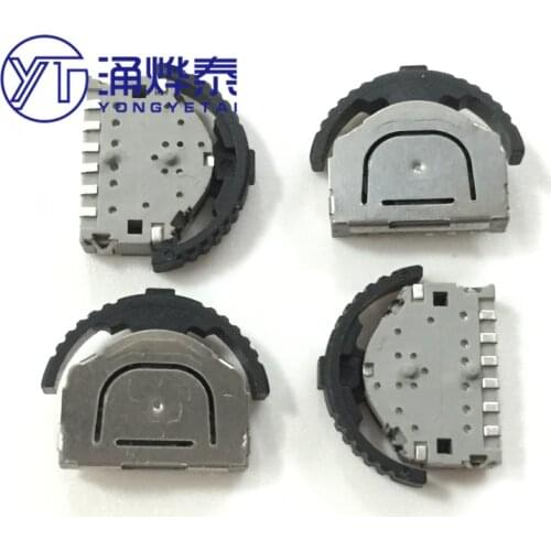 YYT Lever switch 6+2 pin the bulk of trackwheel toggle switch left and right multifunction switch with press