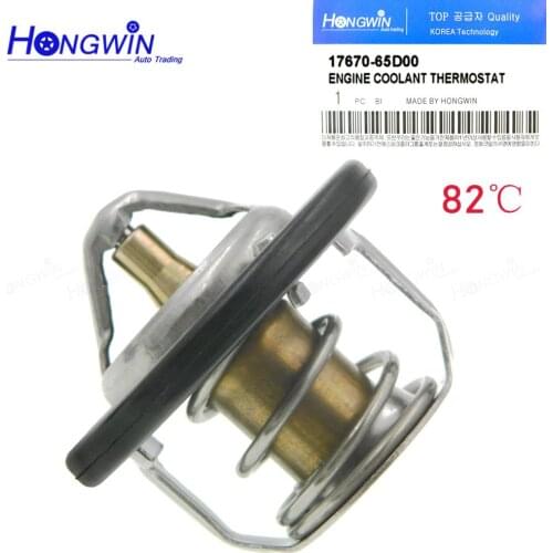Genuine No.17670-65D00 Coolant Engine Thermostat For SSuzuki Jimny Grand Vitara SX4 WagonR 1767065D00 17670-77E00