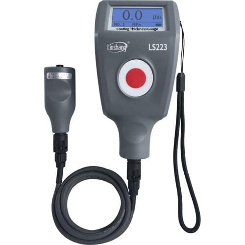Linshang LS223 Wide Range 5000um Paint Powder Coating Thickness Gauge Dry Film Thickness Meter for Ferrous Non-ferrous Substrate