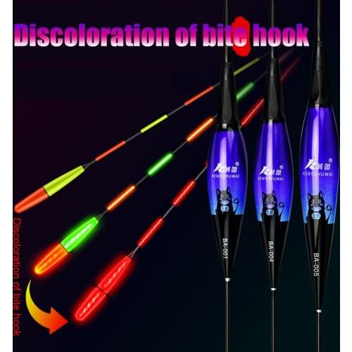 Smart Fishing Float LED Night Light Gravity Sensor Bait Buoy Fishing Tackle Shine Electric Fishing Color Changing Fish Float