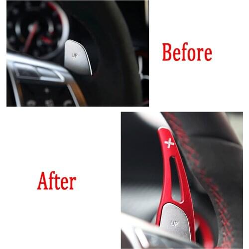 Steering Wheel Shift Paddle For Mercedes-Benz AMG A45 S63 GLS63 GLA45 Car DSG Fast Gears Car Aluminum Alloy Decoration Stickers