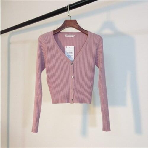 Women Cardigans 2020 Fashion Slim Ladies Knitted Sweater Long Sleeve Buttons Sweater Spring Newly Patchwork