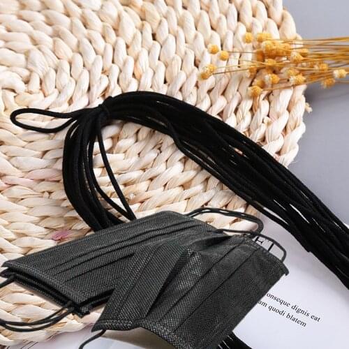 0.2kg/1kg/lot 3mm Round rope DIY Face Masks Elastic Band Mask Rope Rubber Band String Ear Cord Round adjuster Band Accessories