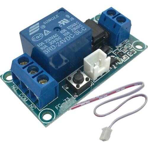 1 Channel DC 5V 12V 24V Latching Relay Module with Touch Bistable Switch MCU Control