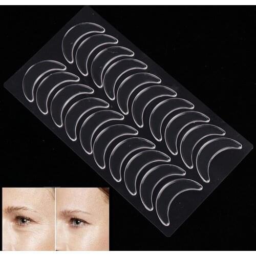 10 Pairs Anti-Wrinkle Eye Pads Reusable Waterproof Silicone Patches Stickers Eye Skin Care Pads
