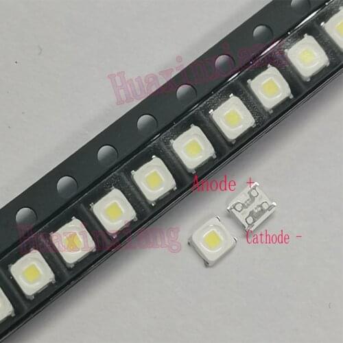 100PCS/Lot SMD LED 3228 3V Cool White 2828 1.5W High Power For TV Backlight