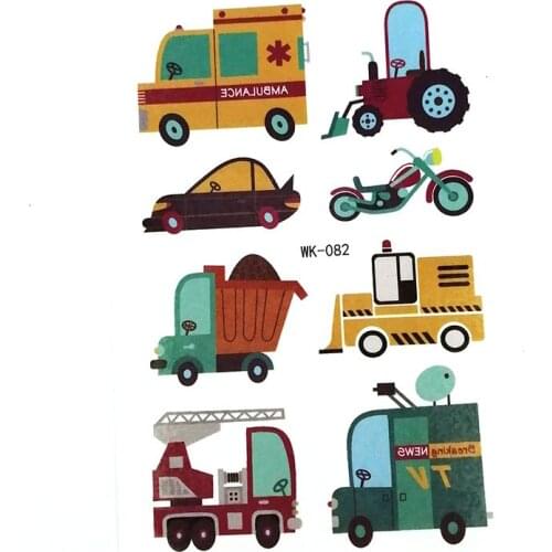 30Pcs/lot Kids Stickers Waterproof Temporary Fake Tattoo Stickers Cute Unique Design Kids Child Body Art Make Up Tools