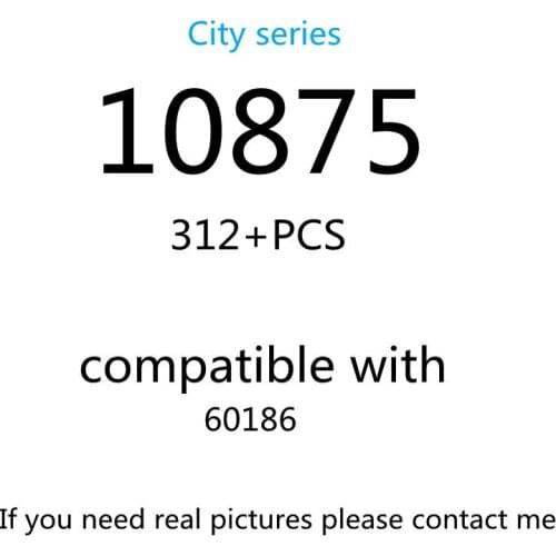 312pcs 10875 Building Block Toy City Series 60186 Assembled Building Block Childrens Toy Gifts