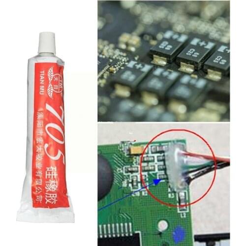 705 Fixed Silicone Rubber Sealing Glue Waterproof New Sealant Environmental Protection Electronic High Insulating Temperatu R0E4