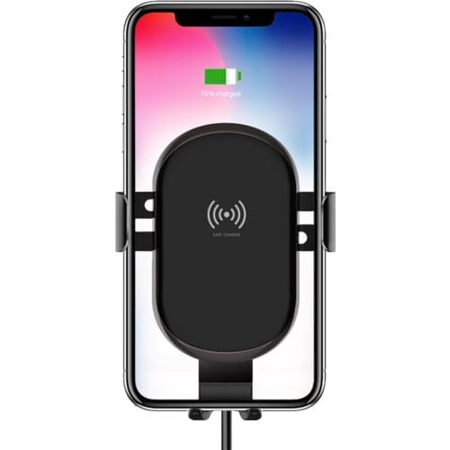 Car Phone Holder 518NS Intelligent Vehicle Bracket Auto Car Mount 10W Fast Wireless Charger Intelligent Sensor Holders