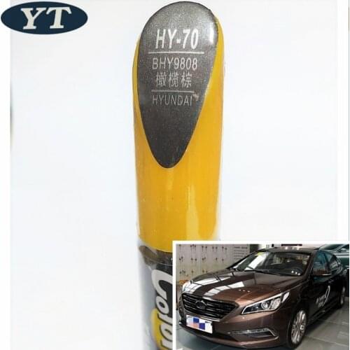 Car scratch repair pen, auto paint pen BROWN color for Hyundai IX35 IX25 Elantra Accent I30 Verna Tucson Sonata Santafe
