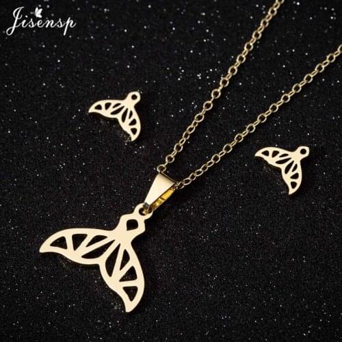 Bohemia Vintage Whale Tail Pendant Necklace Women Fashion Jewelry Lovely Mermaid Tail Choker Necklaces Chain Boho collier