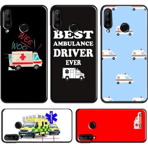 EMT EMS Ambulance Case For Huawei P30 Pro P40 P20 Lite Mate 20 Lite P Smart 2019 Z Honor 10 i 8X 9X Nova 5T