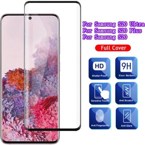 For Samsung Galaxy S20 Glass Tempered Glass for Samsung S20 Protective Flim HD Full Cover Screen Protetor for Samsung Galaxy S20