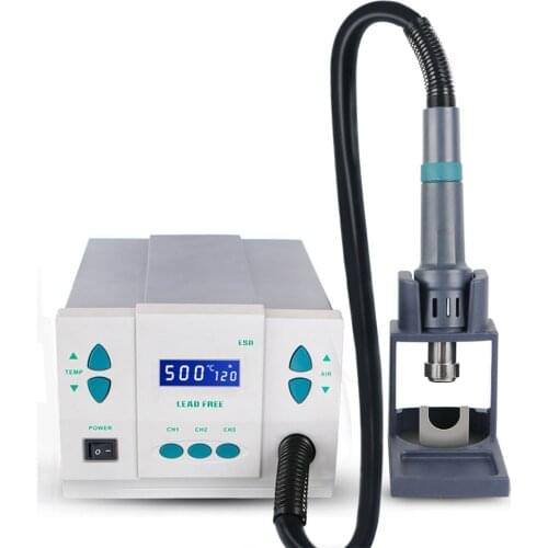 Intelligent digital display High frequency lead free Hot air gun Desoldering station Mobile phone maintenance chip 1000W