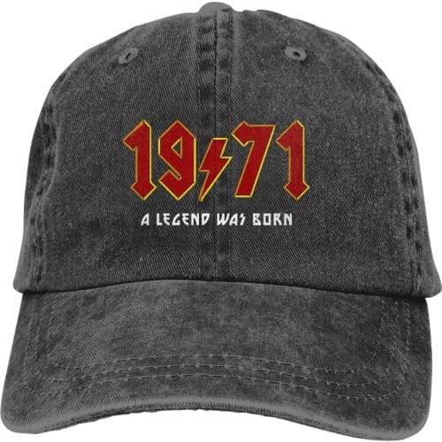1971 50th Anniversary Dad Granpa Multicolor Hat Peaked Womens Cap Still Rock Personalized Visor Protection Hats