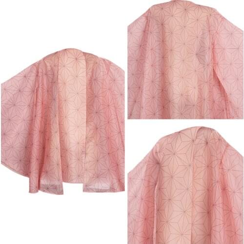 Anime Demon Slayer-Kamado Nezuko Cosplay Costume Cloak Outfits Halloween Carnival Suit