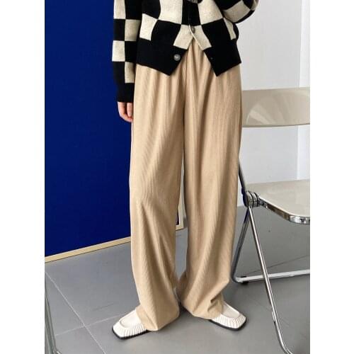 LiaoShiKeerQiaoWa Women's Corduroy Trousers
