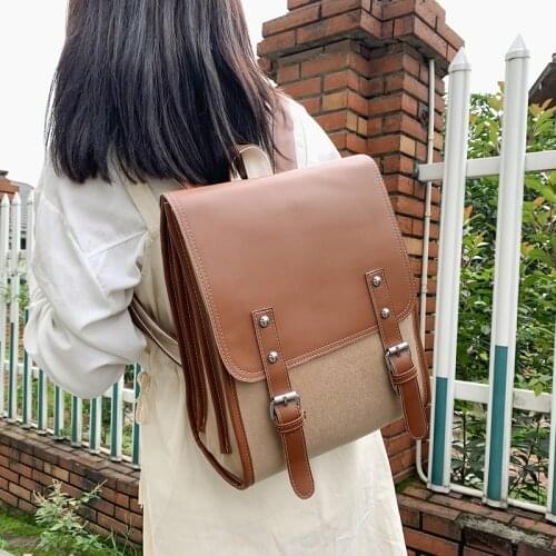 Fashion Women Backpack Pu Leather Womens Shoulder Bag Female Schoolbag for Teenage Girls High Quality Large Travel Backpacks