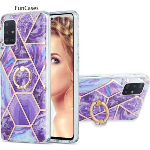 Marble Soft IMD Protector For estuche Samsung A515 Fitted Case Telefoon Wallet Cases sFor Cover Samsung estojo A51 4G Pattern